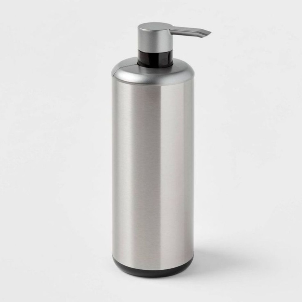 THRESHOLD NWT touchless, stainless steel soap pump